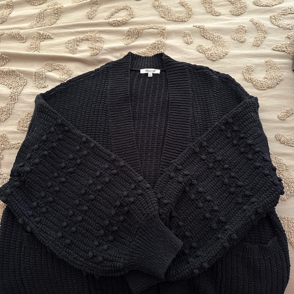 Black Cardigan Sweater for Cozy Layering - Picture 5 of 5